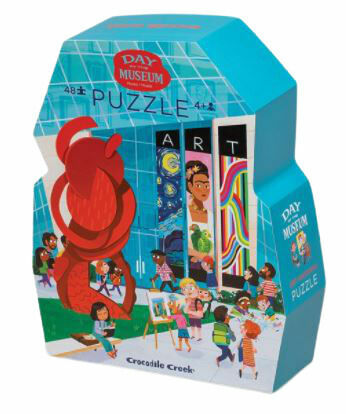Crocodile Creek Puzzle Den v muzeu - Umění 48ks porovnat ceny