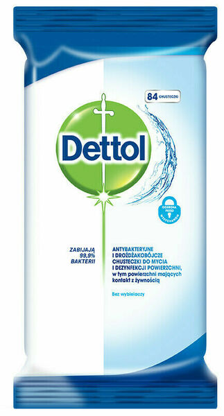 DETTOL Antibakteriální ubrousky na povrchy 84ks porovnat ceny