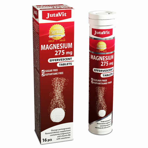 JUTAVIT Hořčík 275 mg + vitamín B6 16 šumivých tablet porovnat ceny