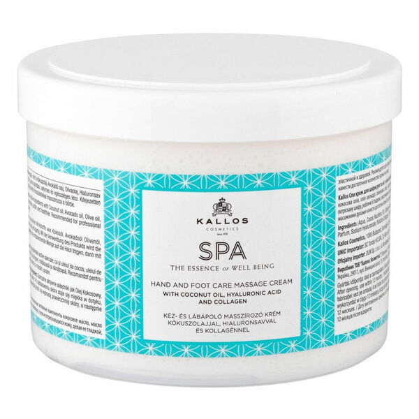 KALLOS COSMETICS SPA tělový krém Hand And Foot Massage Cream 500 ml porovnat ceny