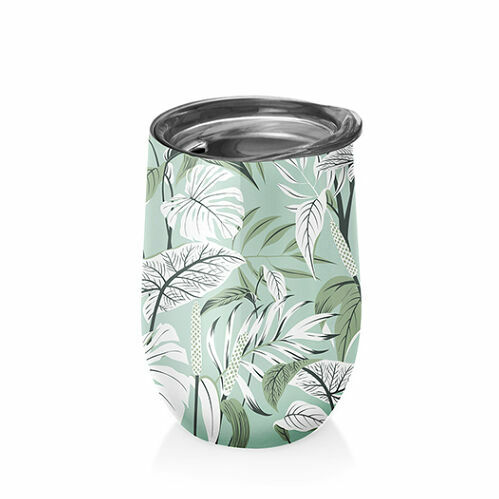 BIOLOCO Nerezový designový hrnek Listy máty 420 ml porovnat ceny