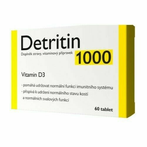 Detritin 1000 IU Vitamin D3 60 tablet porovnat ceny