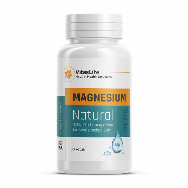 VitasLife Magnesium Natural - extra silné magnesium z moře 90 kapslí porovnat ceny