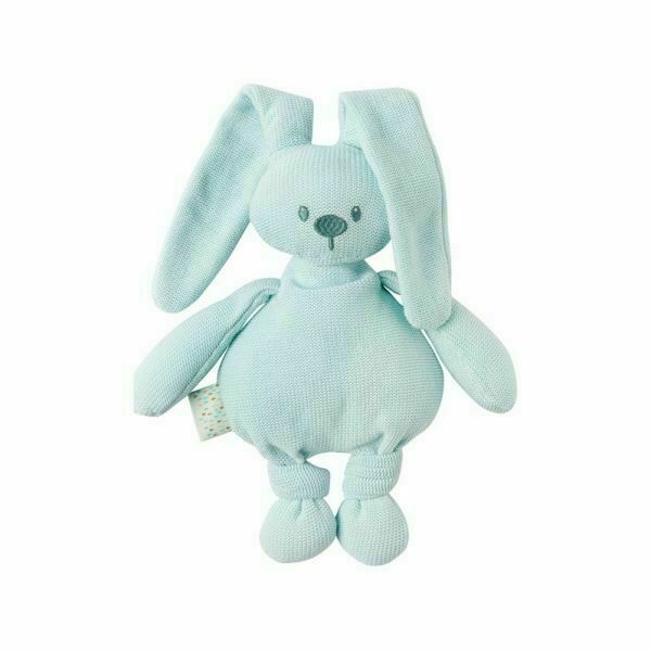 Nattou Hračka pletená bavlněná zajíček Lapidou cuddly mint 36cm porovnat ceny