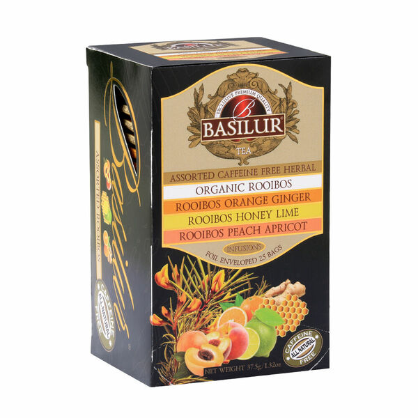BASILUR Rooibos Assorted bylinný čaj 25 sáčků porovnat ceny