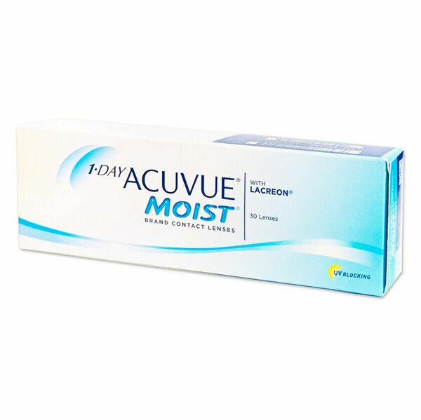 JOHNSON Acuvue Moist jednodenní 30 čoček, Počet dioptrií: +3,75, Počet kusů v balení: 30 ks, Průměr: 14,2, Zakřivení: 8,5 porovnat ceny