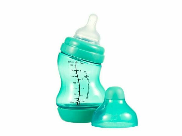 Difrax Kojenecká S-lahvička, široká, Antikolik, zelená 200ml porovnat ceny
