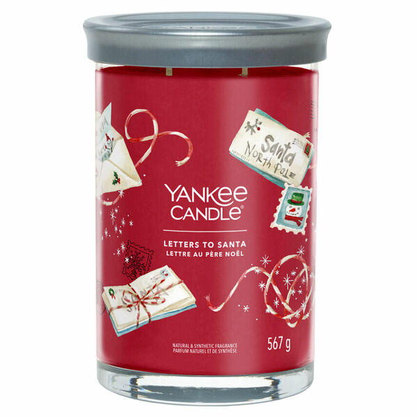 YANKEE CANDLE Signature Tumbler velký Letters to Santa 567 g porovnat ceny