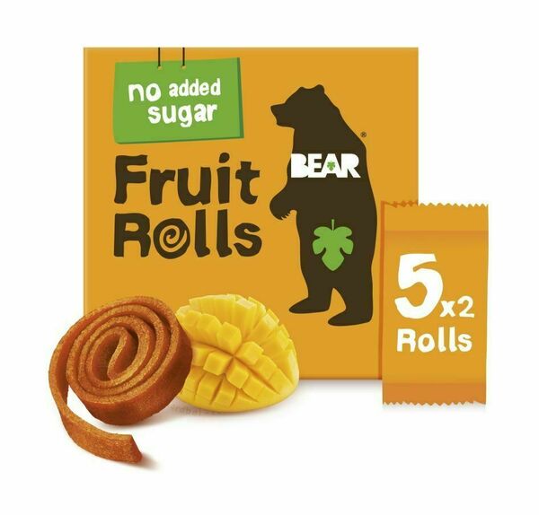 BEAR Fruit Rolls mango ovocné rolované plátky 5x20 g porovnat ceny