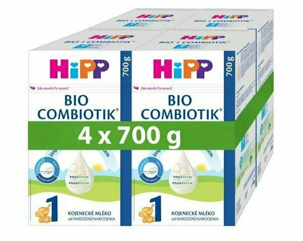 HiPP 1 BIO Combiotik mléko 4 x 700 g porovnat ceny
