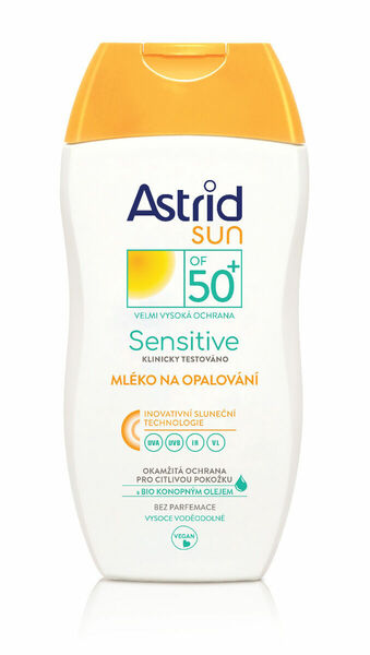 Astrid SUN SENSITIVE Mléko na opalování OF 50+ 150 ml porovnat ceny
