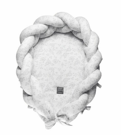 Floo for baby Hnízdečko zapletené Grey/white porovnat ceny