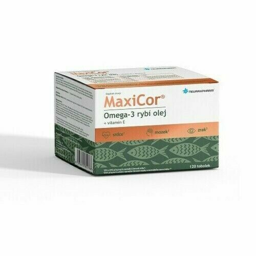 MaxiCor Omega-3 120 tobolek porovnání ceny
