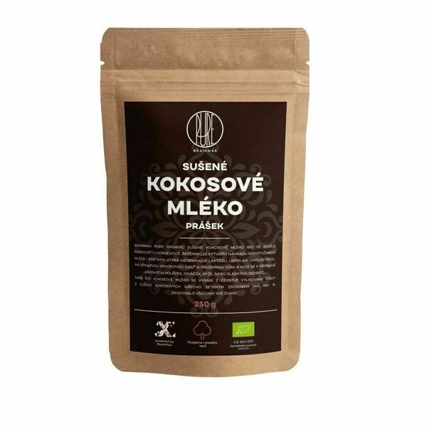 BrainMax Pure Kokosové mléko BIO prášek 250 g porovnat ceny