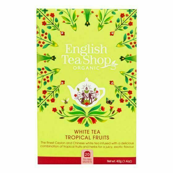 Čaj Bílý s tropickým ovocem 20 sáčků BIO ENGLISH TEA SHOP porovnat ceny