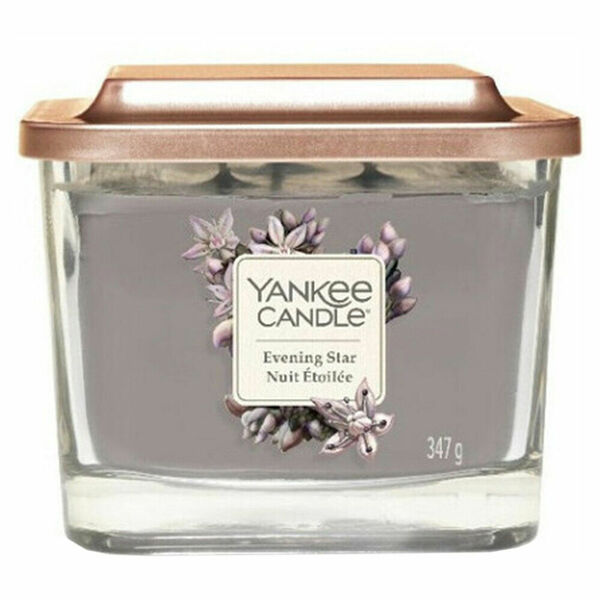YANKEE CANDLE Evening star aromatická svíčka střední hranatá 347 gramů porovnat ceny