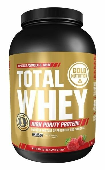 GoldNutrition Total Whey jahoda 1000g porovnat ceny