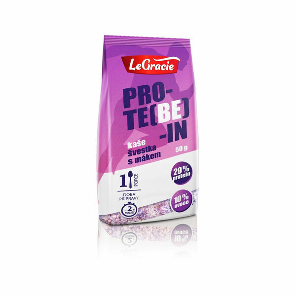 LEGRACIE Pro-Te(Be)-In proteinová kaše švestky s mákem 50 g  BEZ lepku porovnat ceny