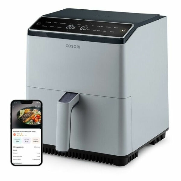 COSORI Dual Blaze 6.4 L smart šedá horkovzdušná fritéza porovnat ceny