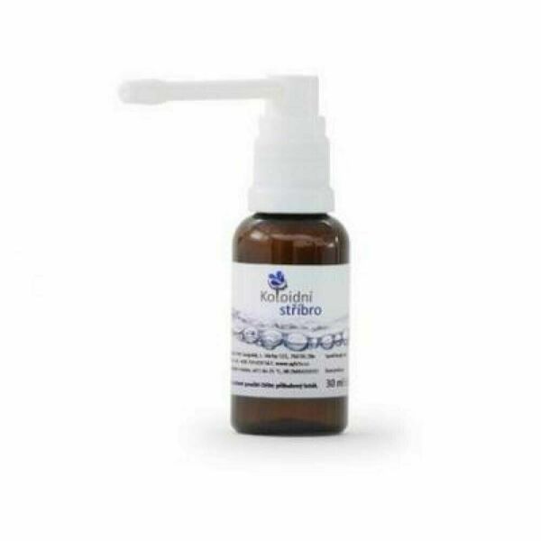Koloidní stříbro sprej 30 ml 30 ppm -ušní aplikátor porovnat ceny