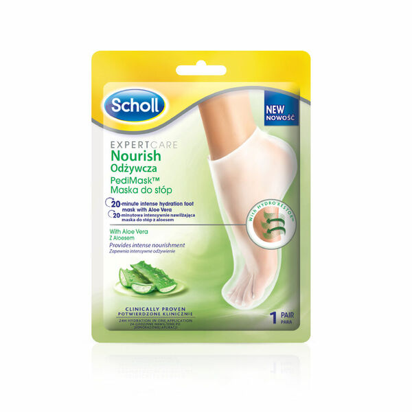 SCHOLL Expert Care Vyživující maska na nohy s Aloe vera 1 pár porovnat ceny