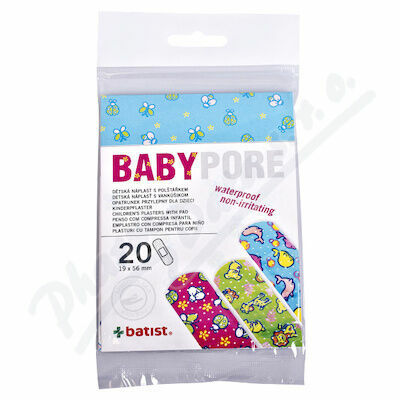 Babypore Náplasti Dětské 19x56mm 20ks porovnat ceny