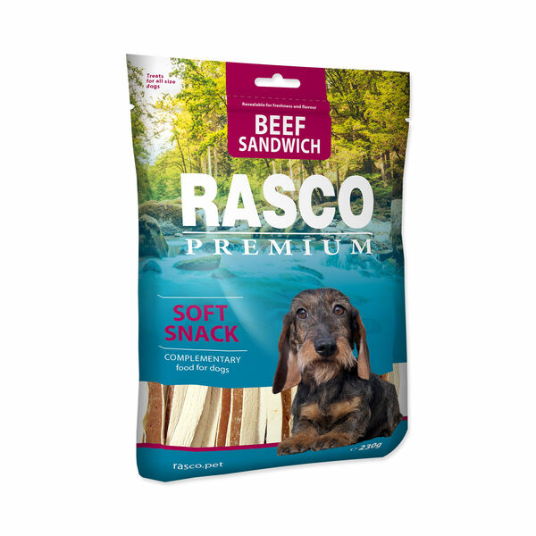 Rasco Premium Hovězí sendvič s treskou 230 g porovnat ceny