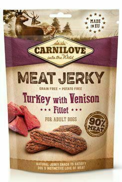 Carnilove Dog Jerky venison&turkey fillet 100g porovnat ceny