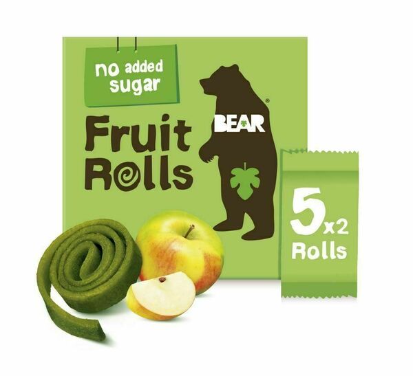 BEAR Fruit Rolls jablko ovocné rolované plátky 5x20 g porovnat ceny