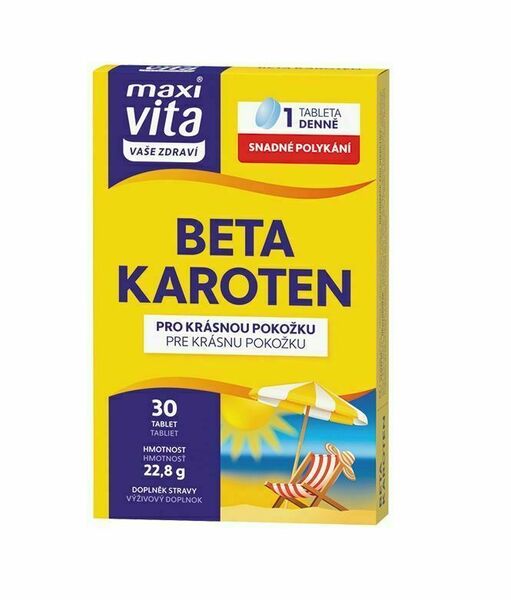 Maxivita Beta karoten 30 tablet porovnat ceny