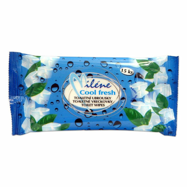 MILÉNE Toaletní ubrousky Cool Fresh 15 ks porovnat ceny