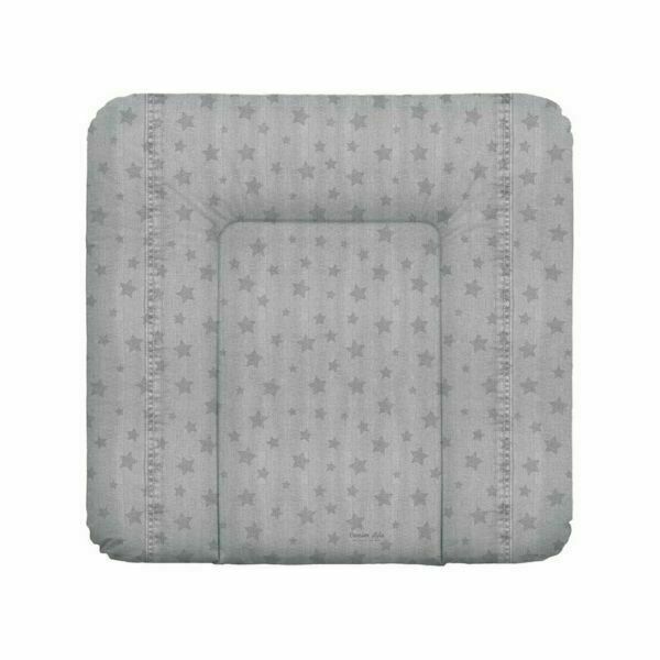 CEBA Podložka přebalovací na komodu měkká 75x72cmDenim Style Stars grey Ceba porovnat ceny