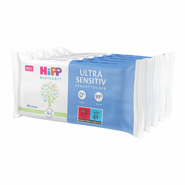 Hipp Babysanft Čisticí vlhčené ubrousky Ultra Sensitive 5x48 ks porovnat ceny