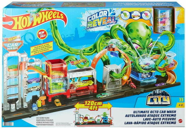 Mattel Hot Wheels city ultimátní myčka s chobotnicí 1ks porovnat ceny