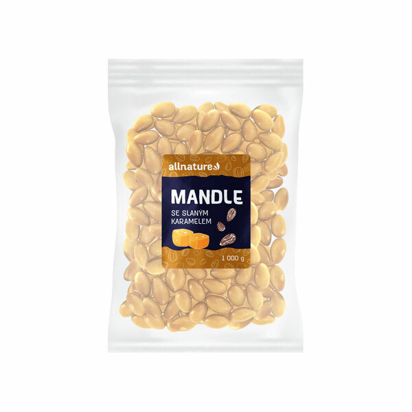 ALLNATURE Mandle slaný karamel 1000 g porovnat ceny