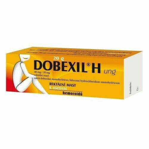 DOBEXIL H UNG 40MG/20MG rektální mast 1X20G II porovnat ceny