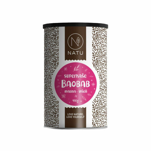 Natu Superkaše BAOBAB s malinami a višněmi 450g porovnat ceny