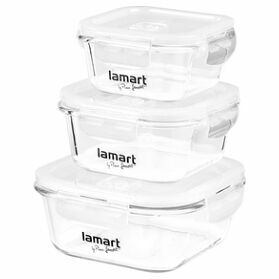 LAMART LT6012 Sada dóz čtvercová Air 3 ks porovnat ceny