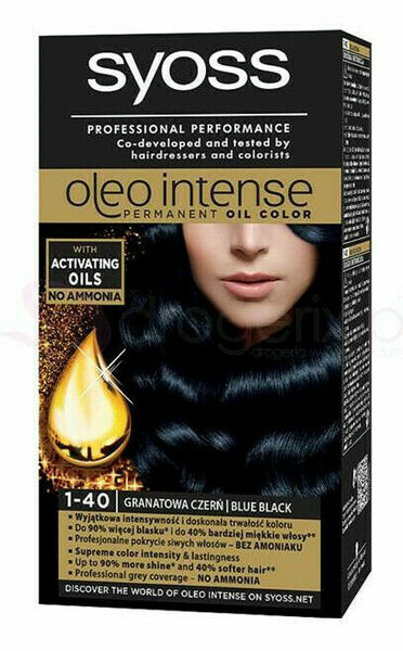 Syoss Oleo Intense 1-40 Modročerný 50ml porovnat ceny