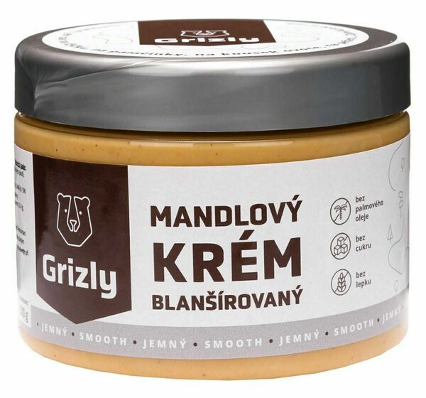 GRIZLY Mandlové máslo bílé křupavé 500g porovnat ceny
