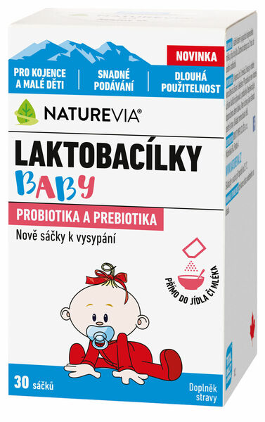 Swiss NatureVia Laktobacílky baby 30 sáčků porovnat ceny