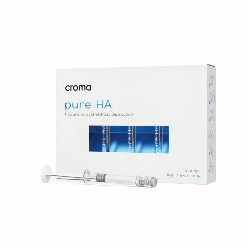 Croma Pure HA 1,8% Pleťová maska s kyselinou hyaluronovou 4x1ml porovnat ceny