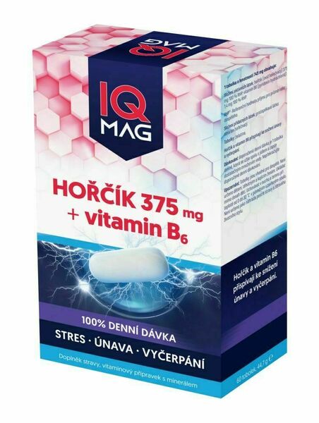 IQ Mag Hořčík 375 mg + vitamin B6 60 tobolek porovnat ceny