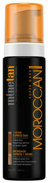 Minetan  Samoopalovací pěna pro velmi tmavé opálení Moroccan (Super Dark 1 Hour Express Tan) 200 ml porovnat ceny