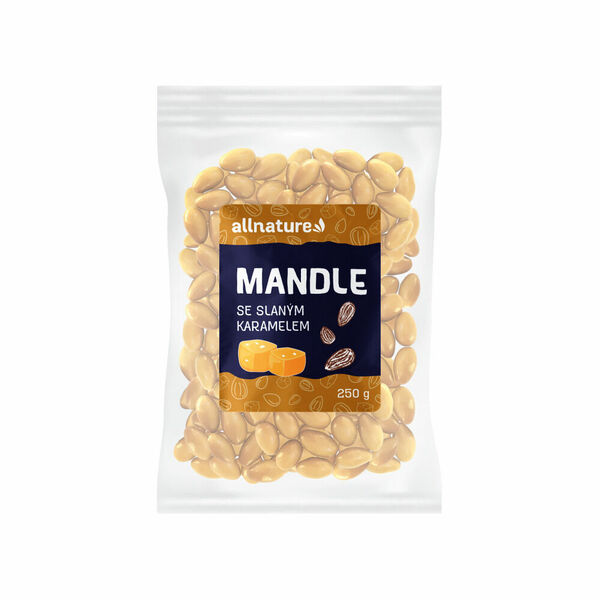 ALLNATURE Mandle slaný karamel 250 g porovnat ceny