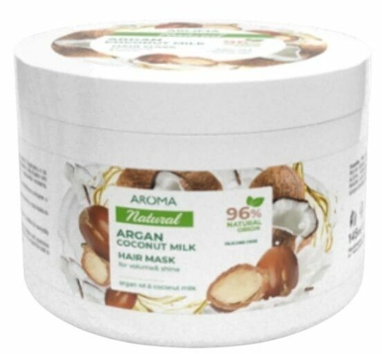 Aroma Maska na objem a lesk vlasů Argan & Coconut Milk 450ml porovnat ceny