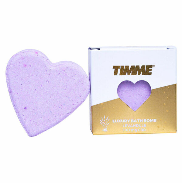 TIMME CBD Levandule koupelová bomba srdce 100 g porovnat ceny