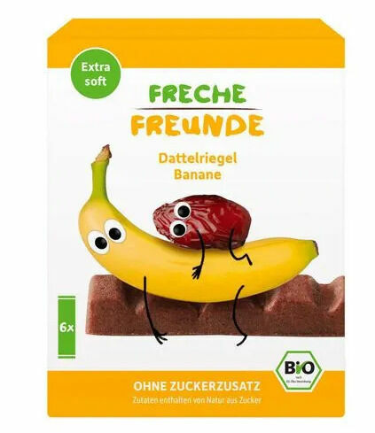 Freche Freunde BIO Tyčinka datle a banán 6x17g porovnat ceny