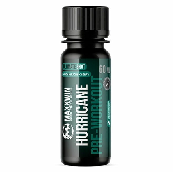 MAXXWIN Hurricane pre-workout shot višeň 60 ml porovnat ceny