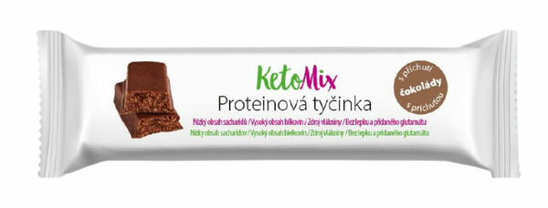 KetoMix proteinové tyčinky s příchutí čokolády 40g porovnat ceny
